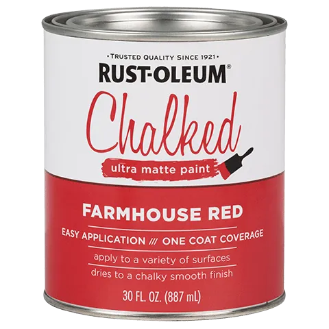 30 OZ Chalked Paint Ultra Matte - Farmhouse Red
