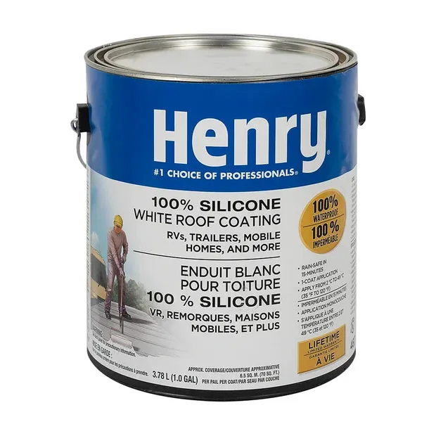 487 100% Silicone White Roof Coating 4L
