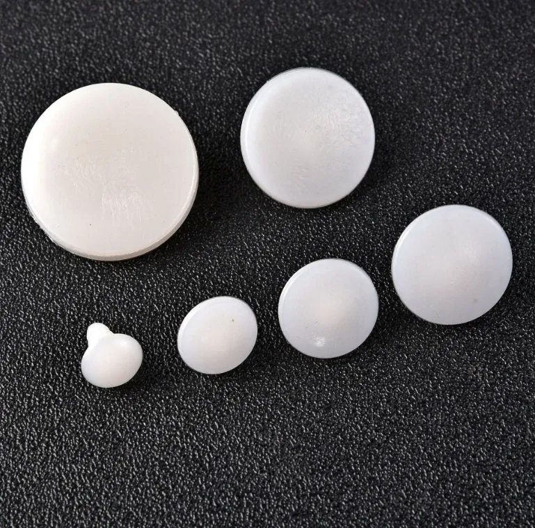 50 Pcs Doll and Teddy Bear Joints, Plastic, 15 mm - 45 mm , DIY Craft Joints, White Joints, Animal Craft, TeddyBear Craft Project Supplies