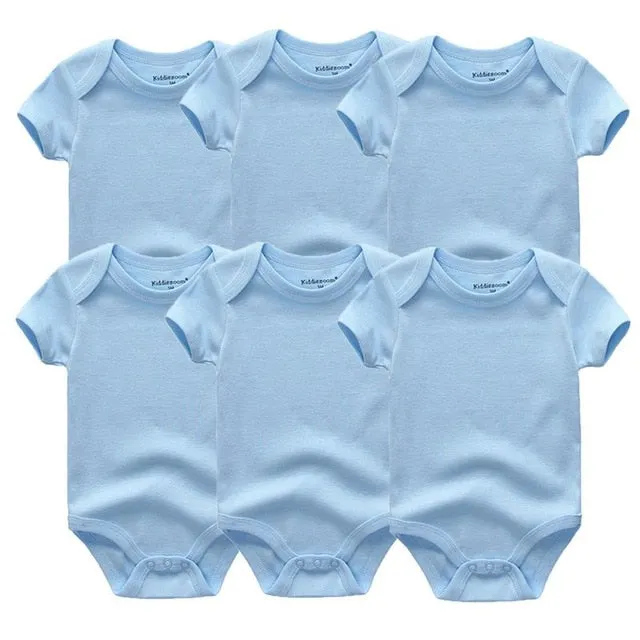 6pcs Baby Bodysuit 0-12M