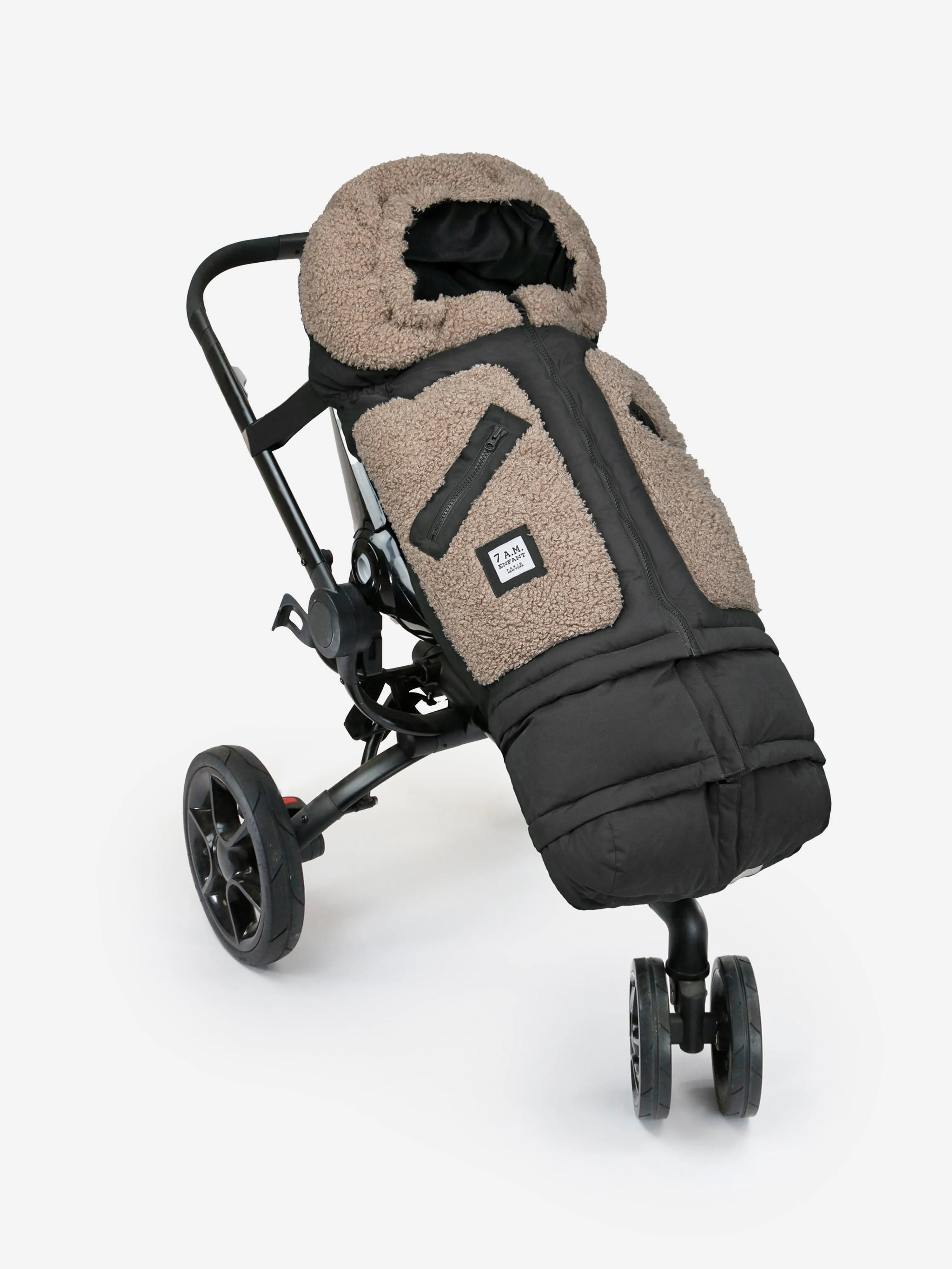 7AM Enfant Baby Blanket 212 Evolution Teddy Nest in Black