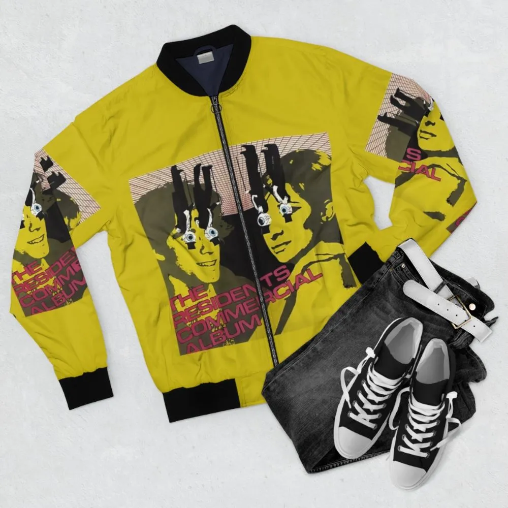 80s Synthpop The Residents Commercial Album Bomber Jacket