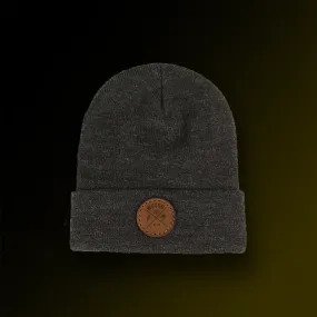 Airborne Kings and Queens Leather Patch Beanie