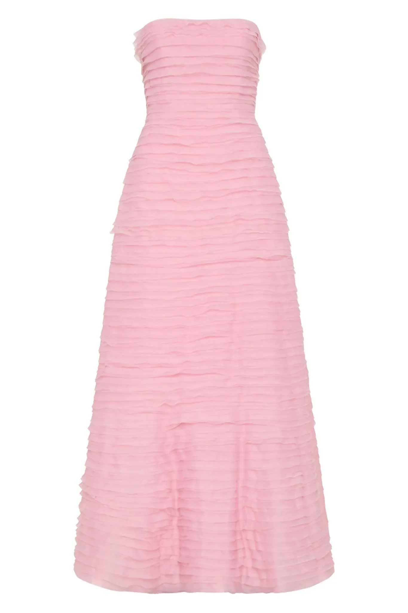 Aje Soundscape Maxi Dress in Chalk Pink