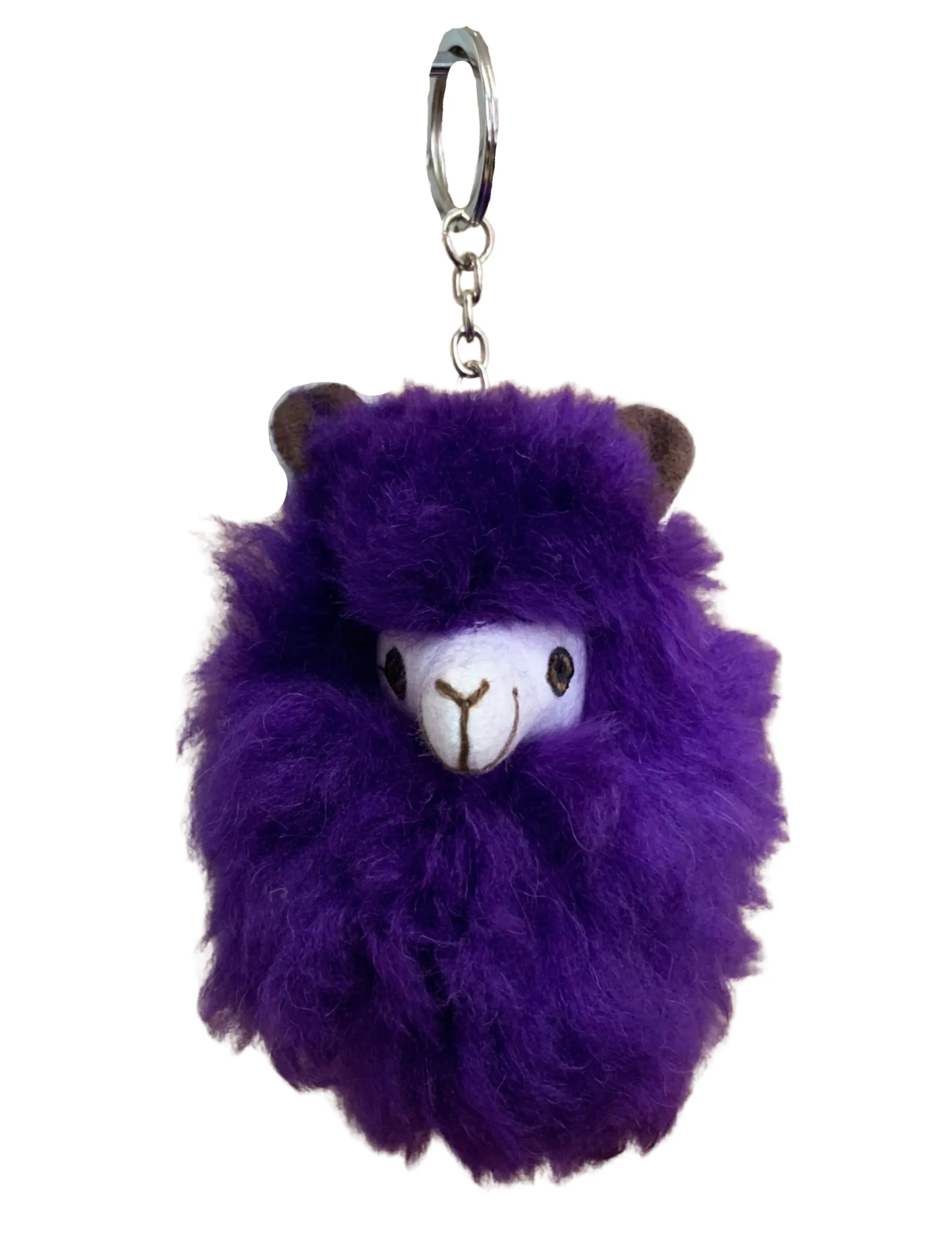Alpaca Head Keychain