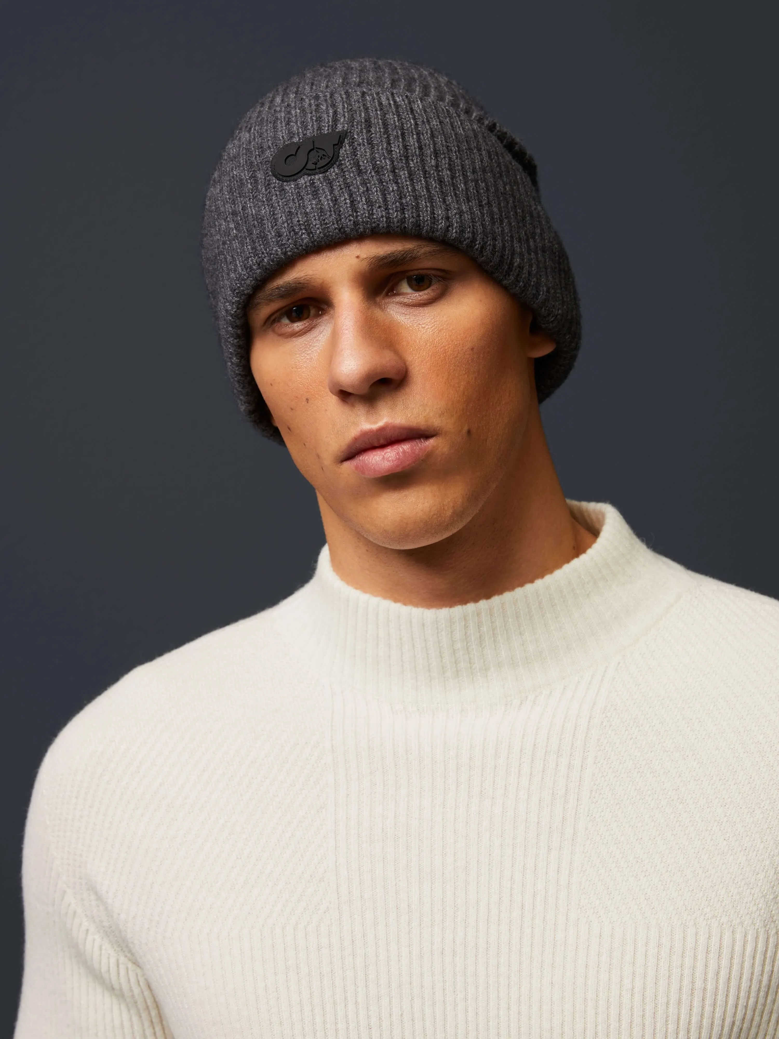 AlphaTauri Adaeo Cashmere-Blend Knit Beanie Grey
