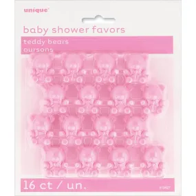 Baby Teddy Bear Favor-Pink