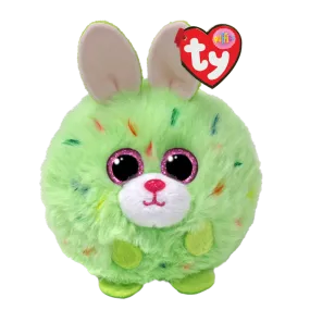 Beanie Holiday Puffies - Kiwi the Bunny