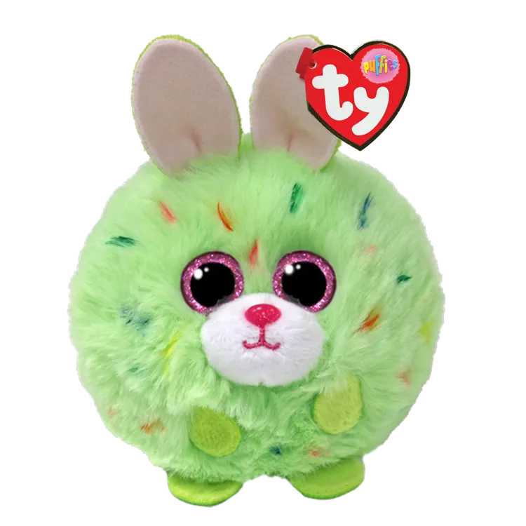 Beanie Holiday Puffies - Kiwi the Bunny