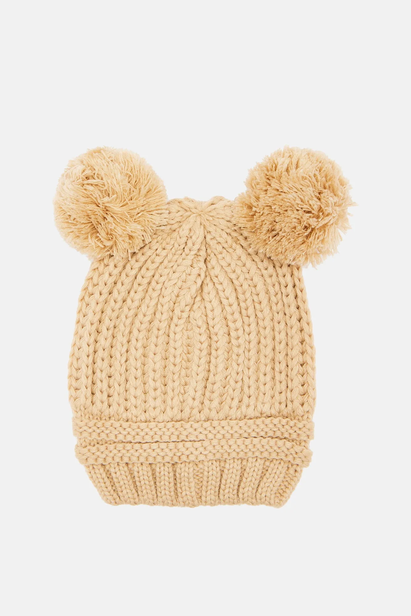 Beary Adorable Beanie - Nude