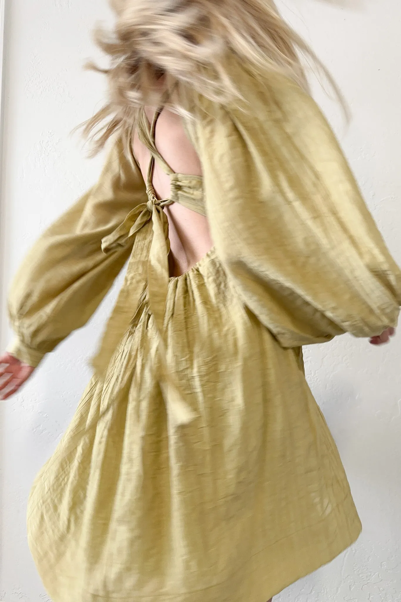 Belmont Square Neck Babydoll Dress