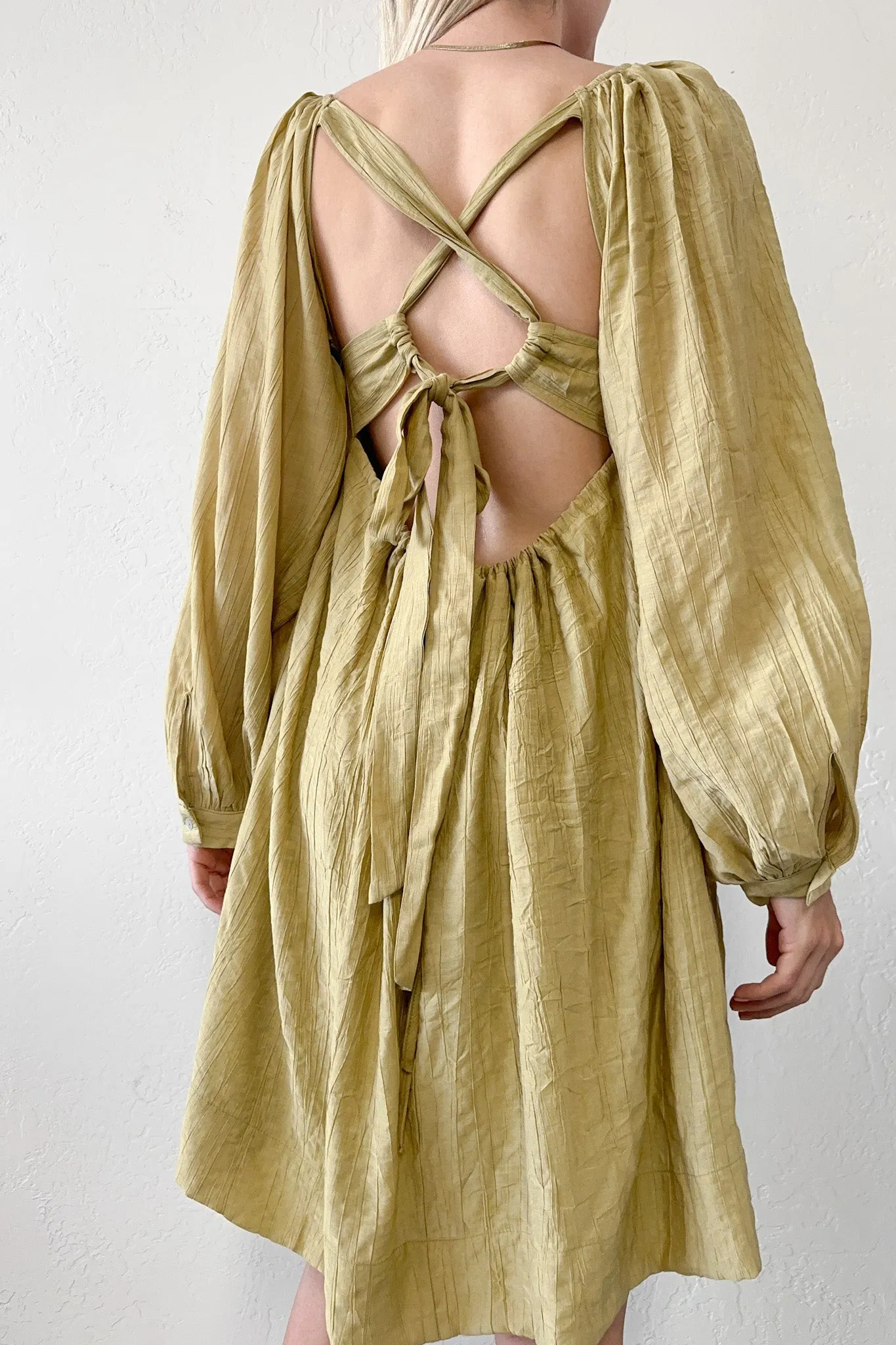 Belmont Square Neck Babydoll Dress