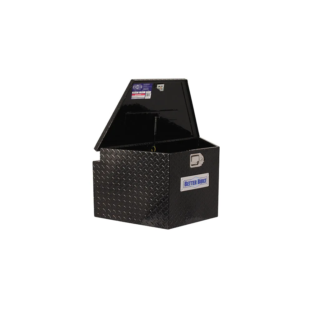 Better Built 66212322 Crown Utility Trailer Tongue Tool Box,"V" Shaped,Short,Gloss Black