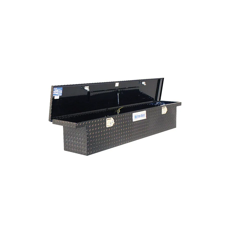 Better Built 73210283 69" Crown Saddle Truck Tool Box, Low Profile, Narrow, Gloss Black