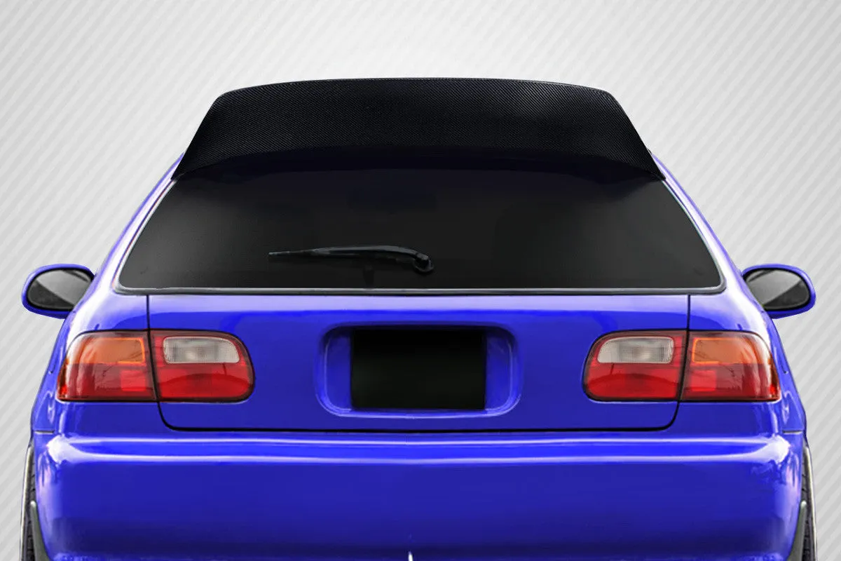 Carbon Creations 1992-1995 Honda Civic HB Demon Rear Roof wing Spoiler