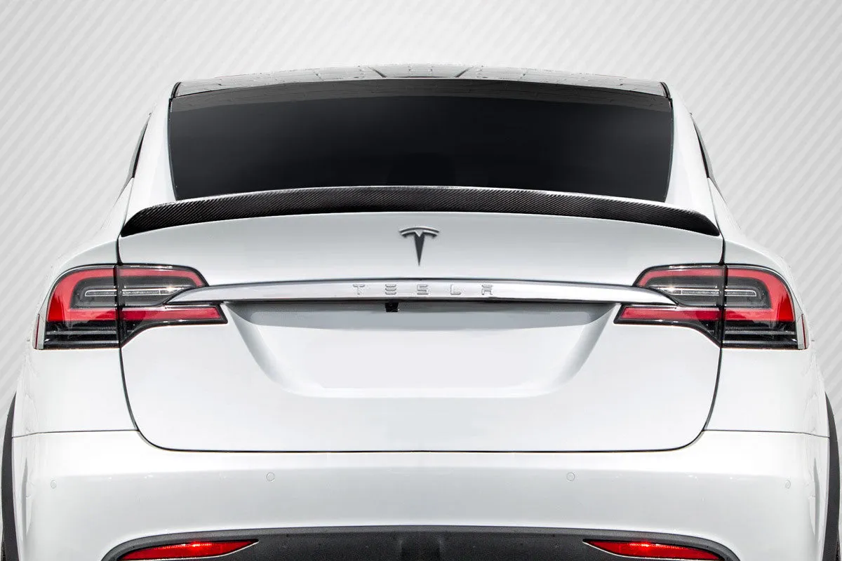 Carbon Creations 2016-2020 Tesla Model X High Kick Rear wing Spoiler