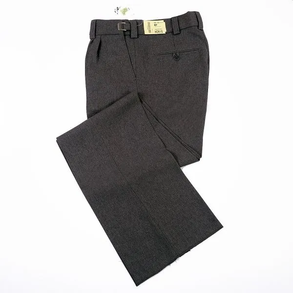 Charcoal Grey Ultimate Combo Slacks With Adjustizer Buckle Slider