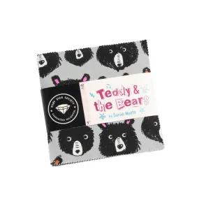 Charm Pack -5 in x 5 in (42 pcs) Teddy And The Bears Ruby Star Society, Sarah Watts
