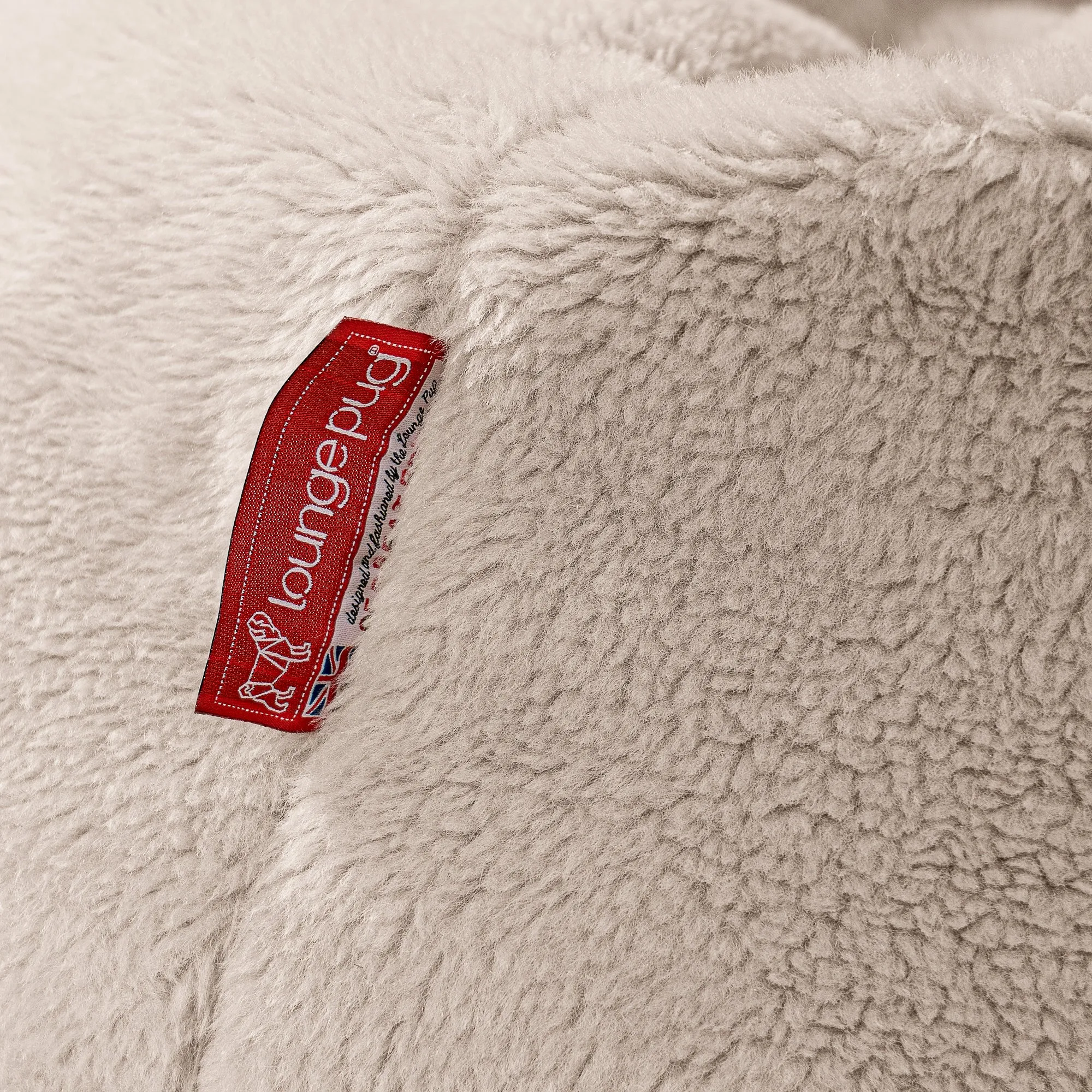 Classic Kids Bean Bag Chair 1-5 yr - Teddy Faux Fur Mink