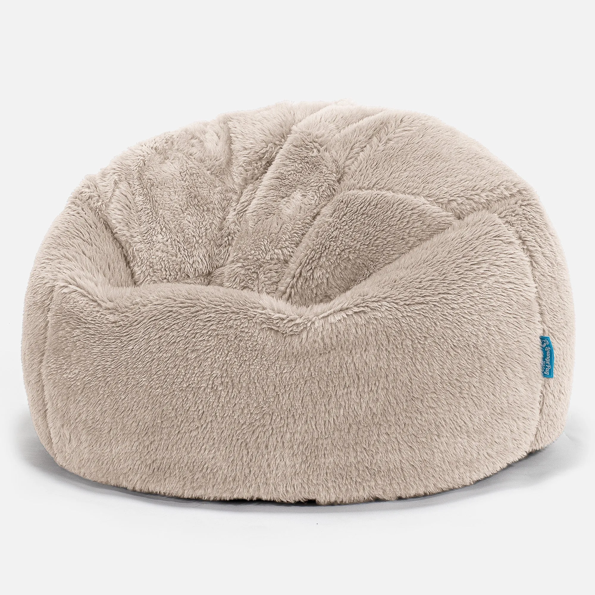 Classic Kids Bean Bag Chair 1-5 yr - Teddy Faux Fur Mink
