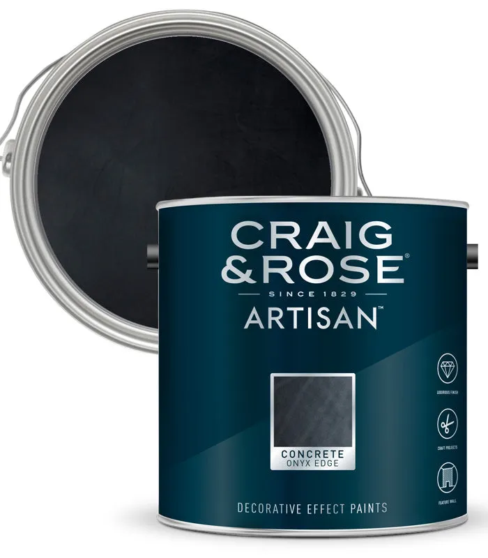 Craig and Rose Artisan Concrete Effect Paints - 2.5 Litres