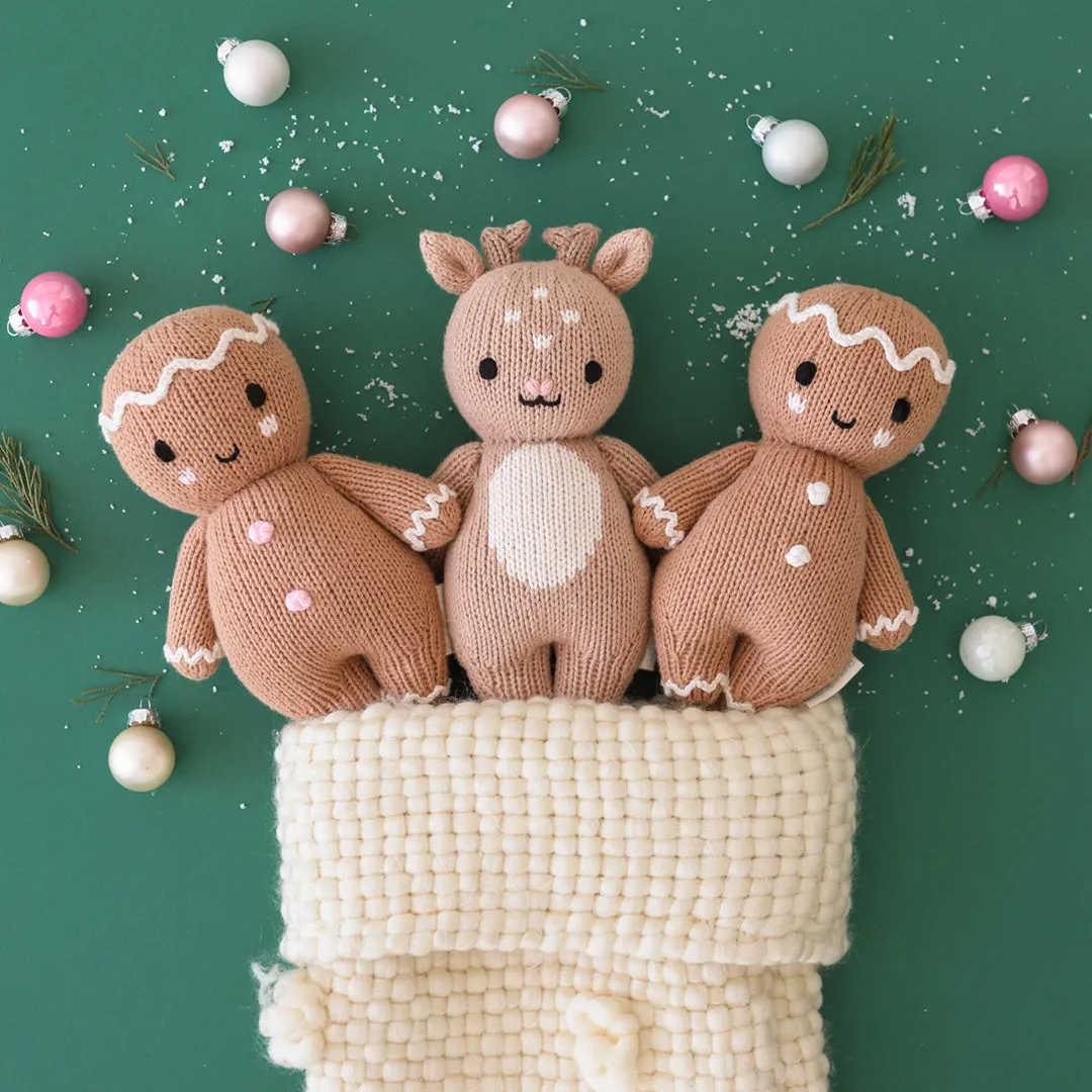 CUDDLE KIND BABY ANIMAL | GINGERBREAD (ICING WHITE)