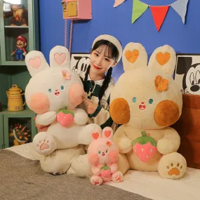 CuddleBun Kawaii Bunny Plushie - The Softest Huggable Rabbit