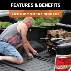 CURT 23256 5th Wheel Hitch Lock (1/2in. Diameter Pin)