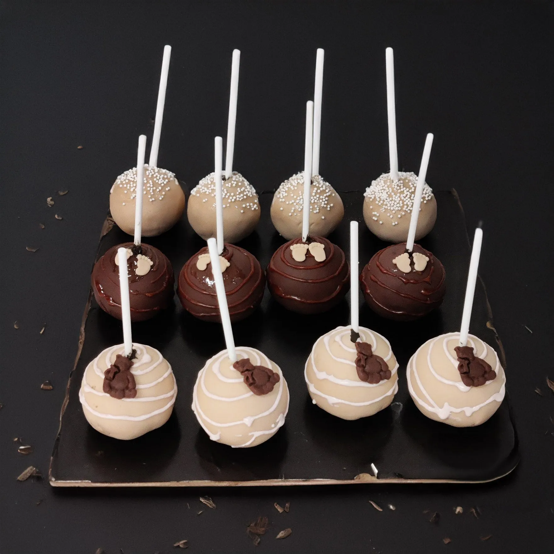 Cute Teddy and Feet Cakepops