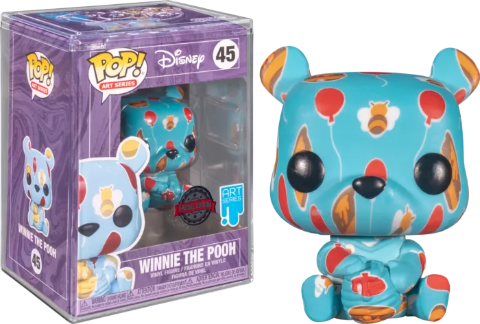 Disney - Winnie The Pooh Artist Series with Pop Protector #45 Pop Vinyl Figure Funko Exclusive