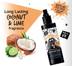 DOG DEODORISING SPRAY (OATMEAL & ALOE)