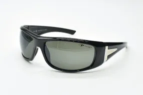Eyres SPACE Crystal Black Snake Frame Polarised Grey Lens