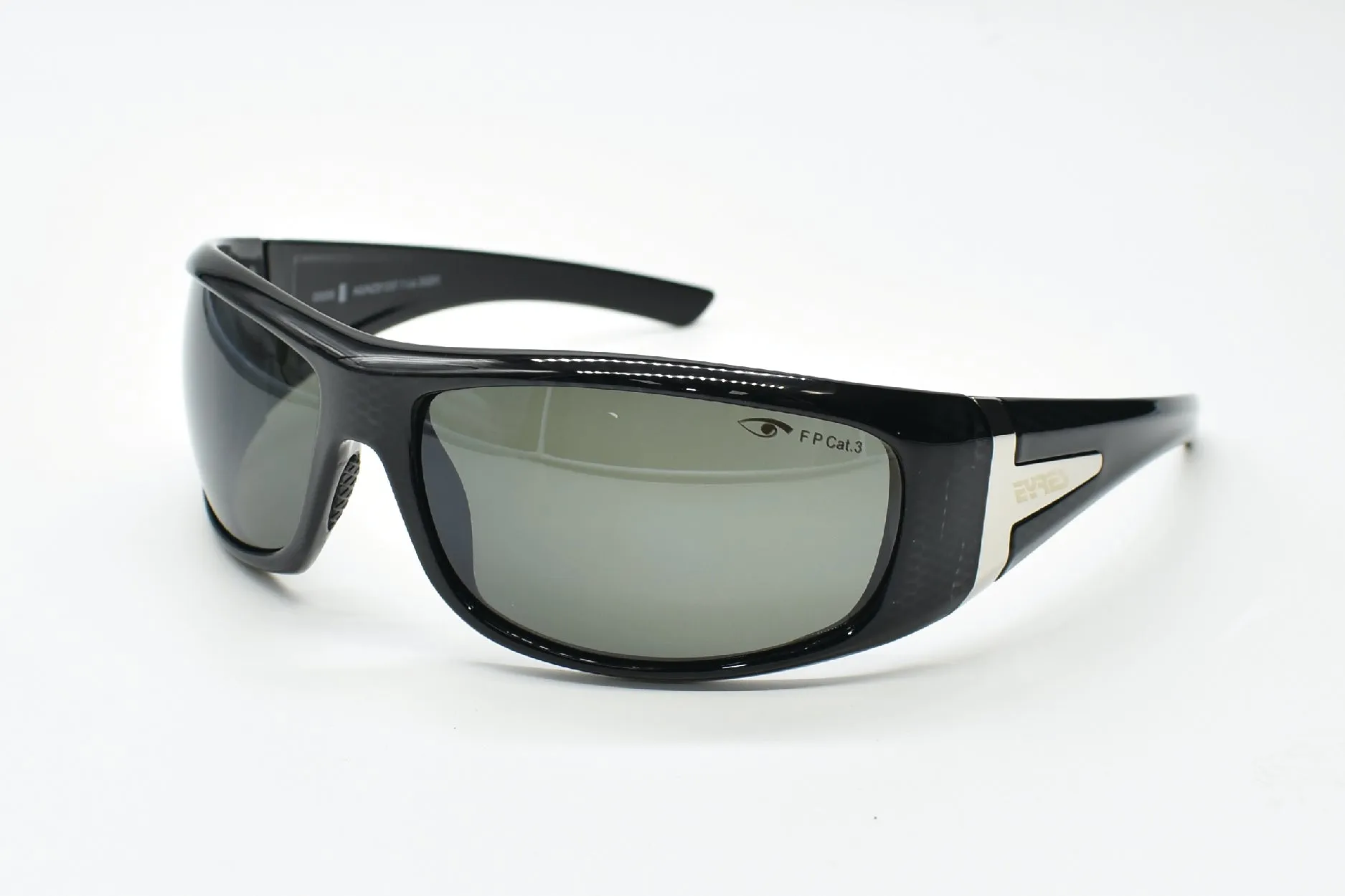 Eyres SPACE Crystal Black Snake Frame Polarised Grey Lens