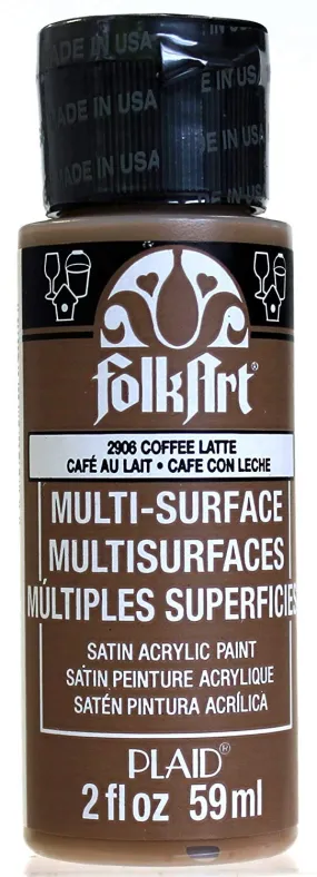 Folkart Multi-Surface Paint - Coffee Latte