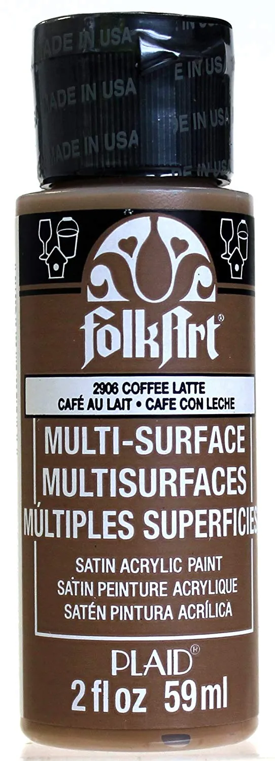 Folkart Multi-Surface Paint - Coffee Latte