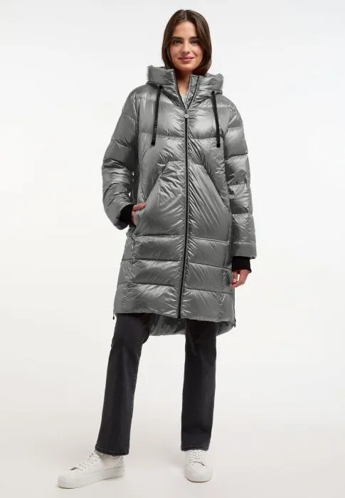 FRIEDA & FREDDIES GREY THERMOLITE COAT