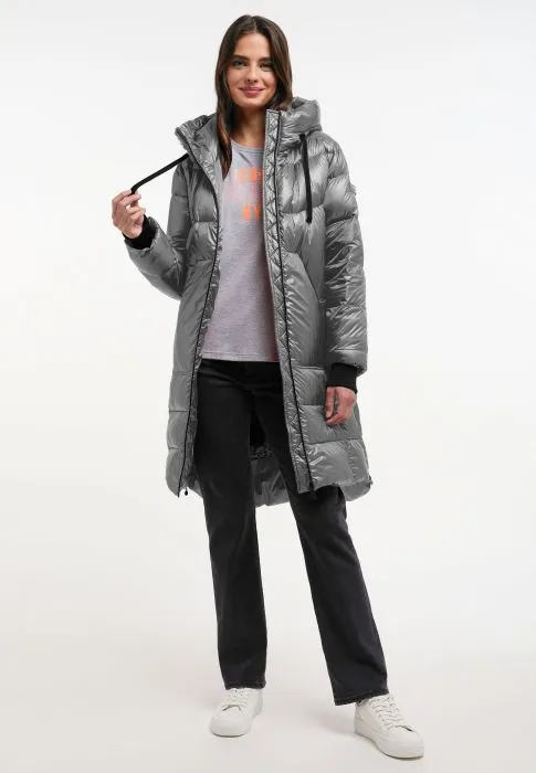 FRIEDA & FREDDIES GREY THERMOLITE COAT