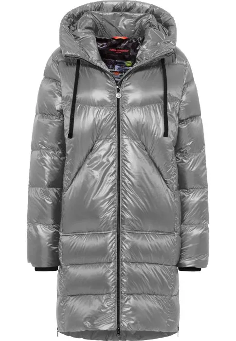 FRIEDA & FREDDIES GREY THERMOLITE COAT
