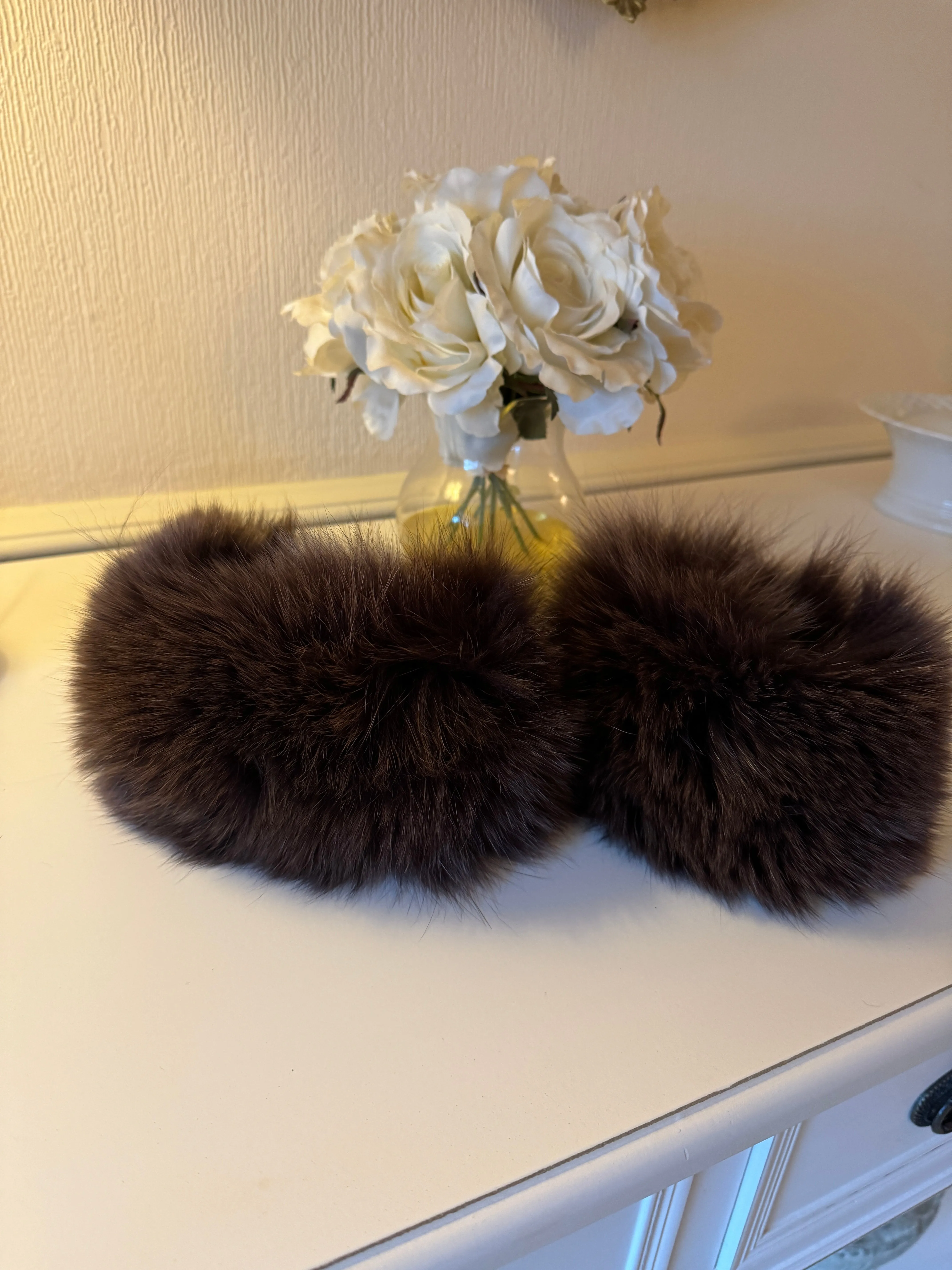 Fur cuffs