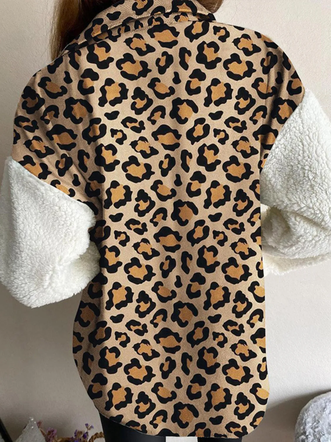 Fuzzy Button Up Long Sleeve Jacket | Winter Fashion | Cozy Weather |