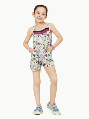 Girl's Light Grey Jumpsuit - EGTJSW22-010