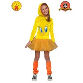 Girls Tweety Hooded Costume - S