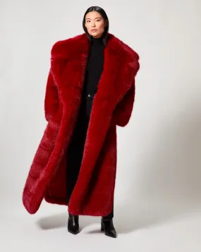 Glam Fox Faux Fur Coat