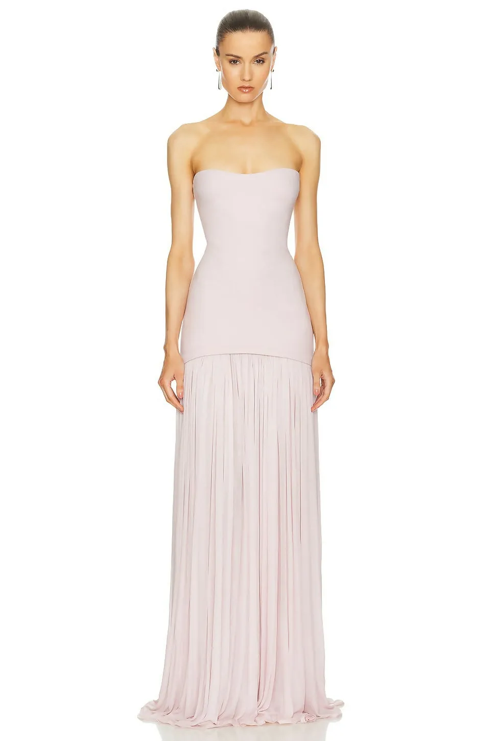Helsa The Naomi Dress Barely Pink Size 8,10