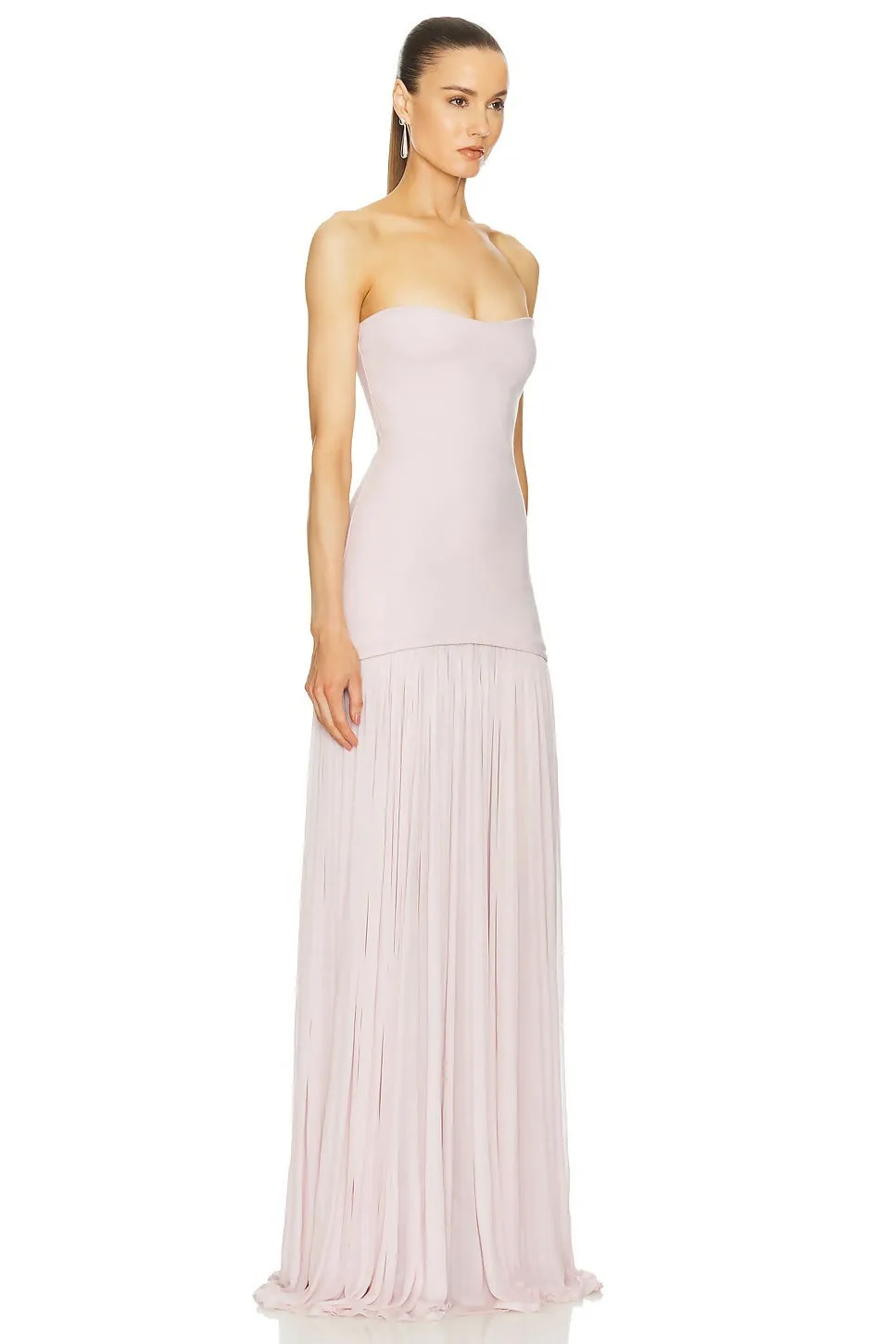 Helsa The Naomi Dress Barely Pink Size 8,10