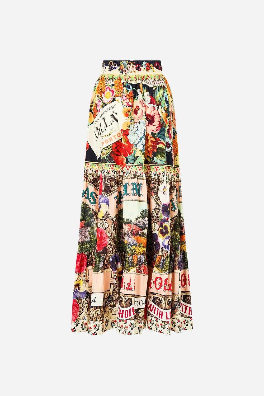 HIGH WAISTED TIERED SKIRT AROMATIC AMOR