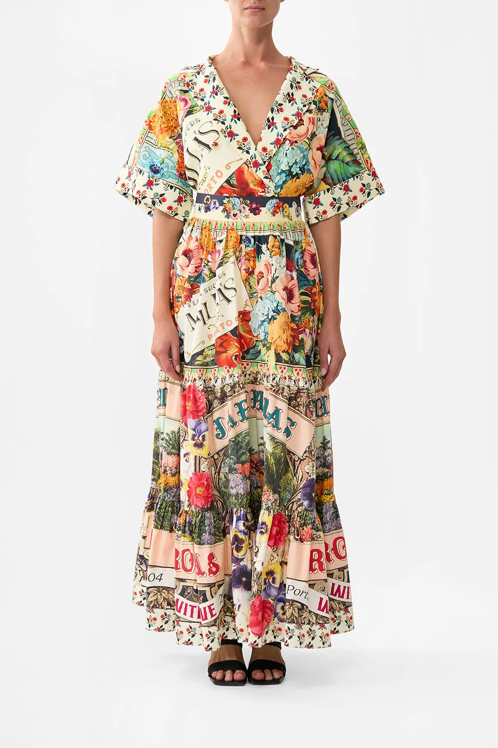 HIGH WAISTED TIERED SKIRT AROMATIC AMOR