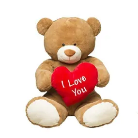 I Love You Bear by Gitzy 35 Inch Jumbo Plush Teddy Bear