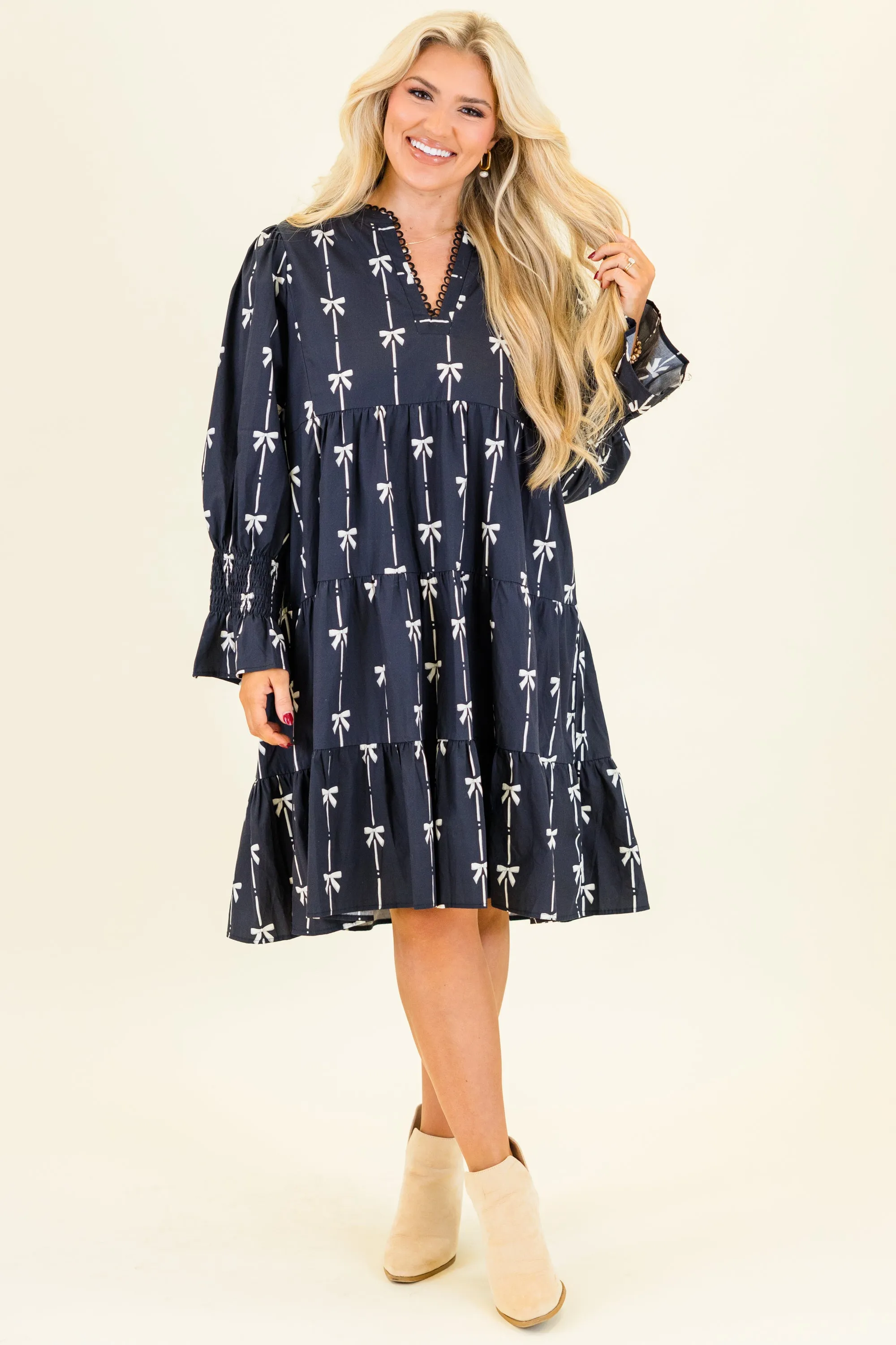 Infinite Allure Dress, Black