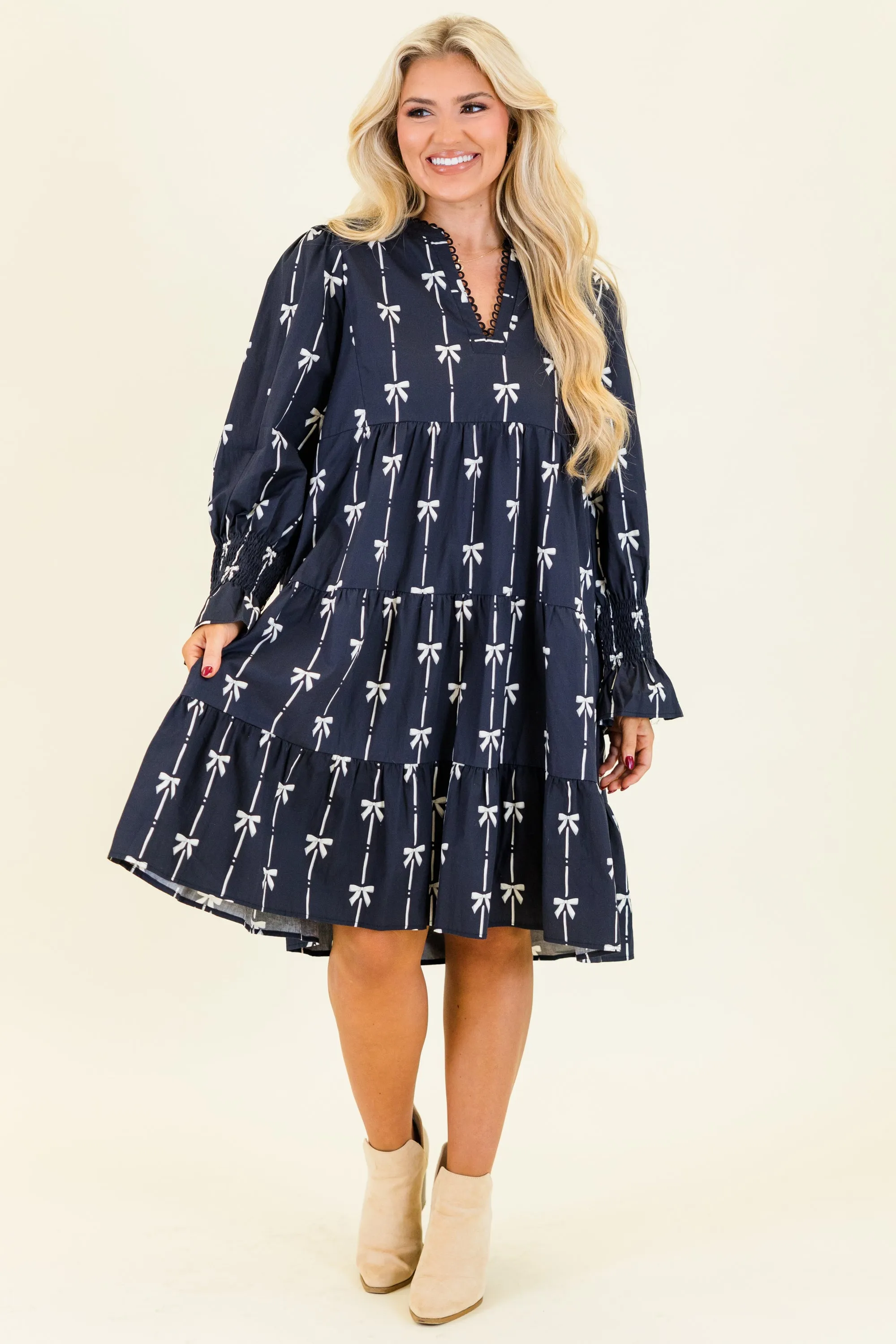 Infinite Allure Dress, Black
